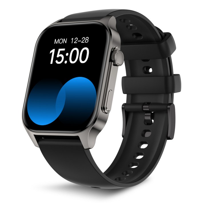 WAPIK 웨어러블 블루투스 통화 스마트워치 X5S 1.91인치, 블랙, 4.8cm, GPS  블루투스