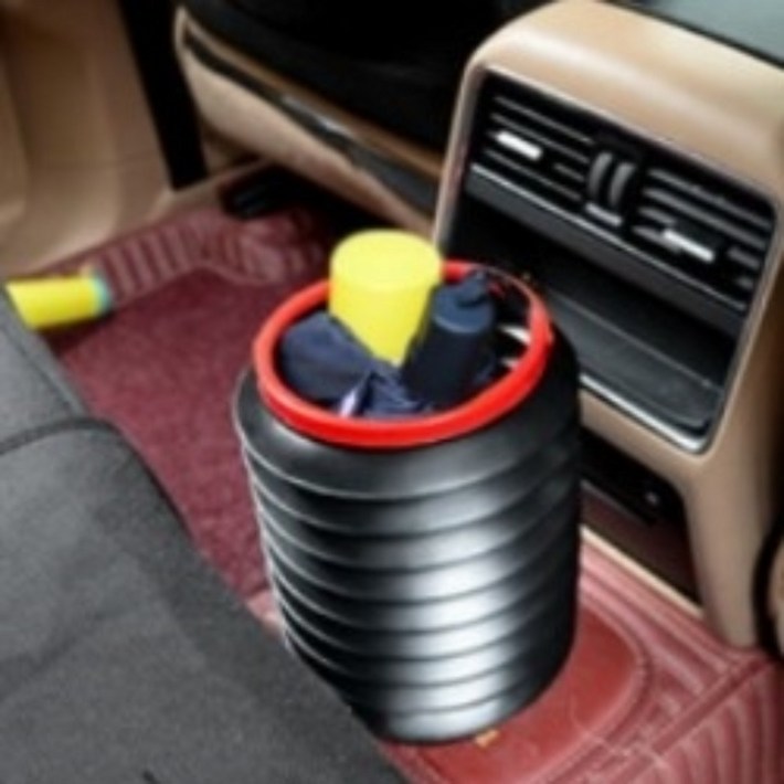 접이식 차량용 미니 휴지통 다목적 보관함 거치대 레이 모닝 소형 자동차 인테리어 수납