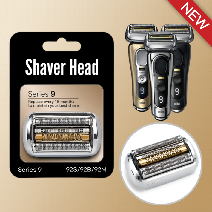 어썸케이 브라운 시리즈9 면도날망 92S 92B 92M 94M 96M 호환용, 92S, 1개, 실버
