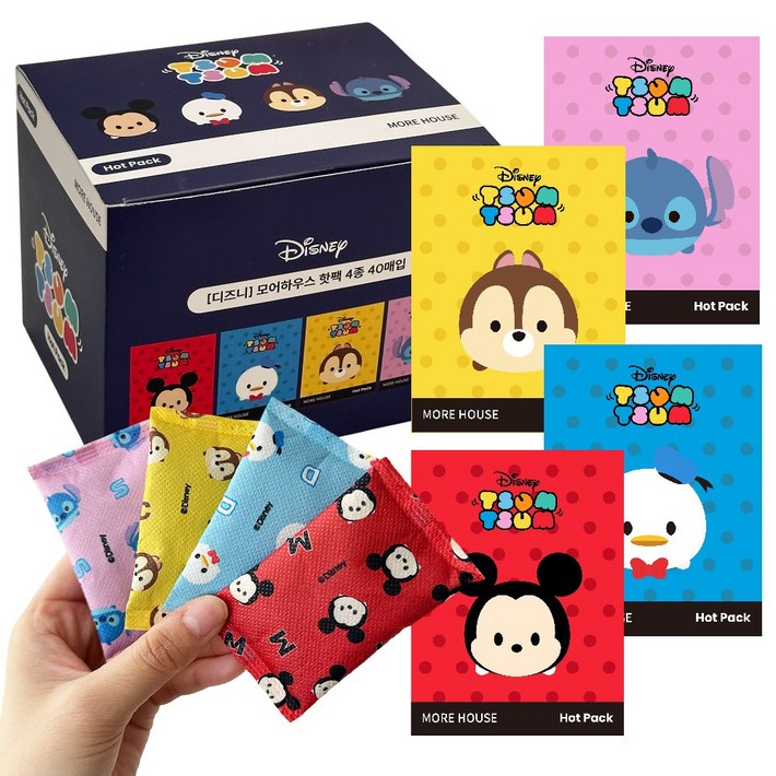 어린이 미니 핫팩 KC인증 디즈니 캐릭터 30g
