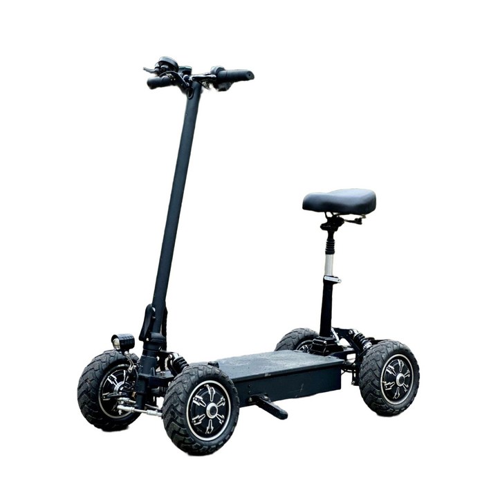 전기 4륜 스쿠터 접이식 전동 추천 전기스쿠터 4륜스쿠터 어르신스쿠터 전기4륜스쿠터, E9 화이트 팔걸이 의자판 이중구동 1000W 모터 , 48V