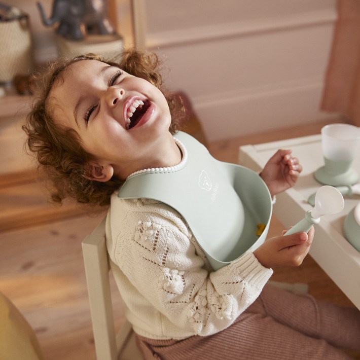 공식 베이비뵨 베이비 빕 이유식 턱받이 1개입