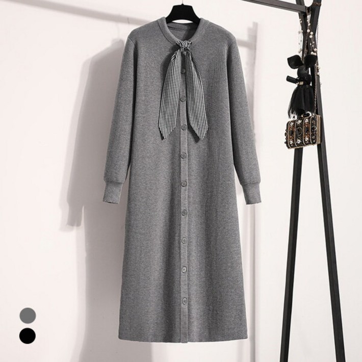 클라셰 클라셰 체크타이니트원피스스카프SETB5W0013