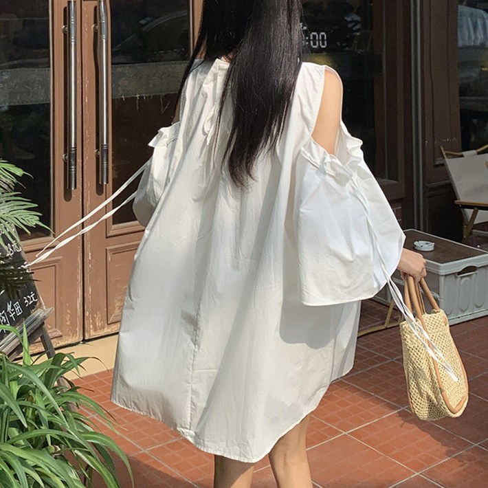 대박난박양 오픈숄더 러블리 원피스