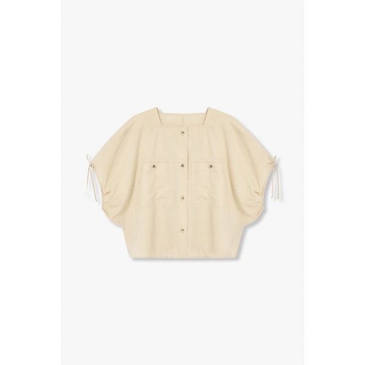 GCUT 스퀘어 넥 버튼 블라우스 7255260104103 3056257