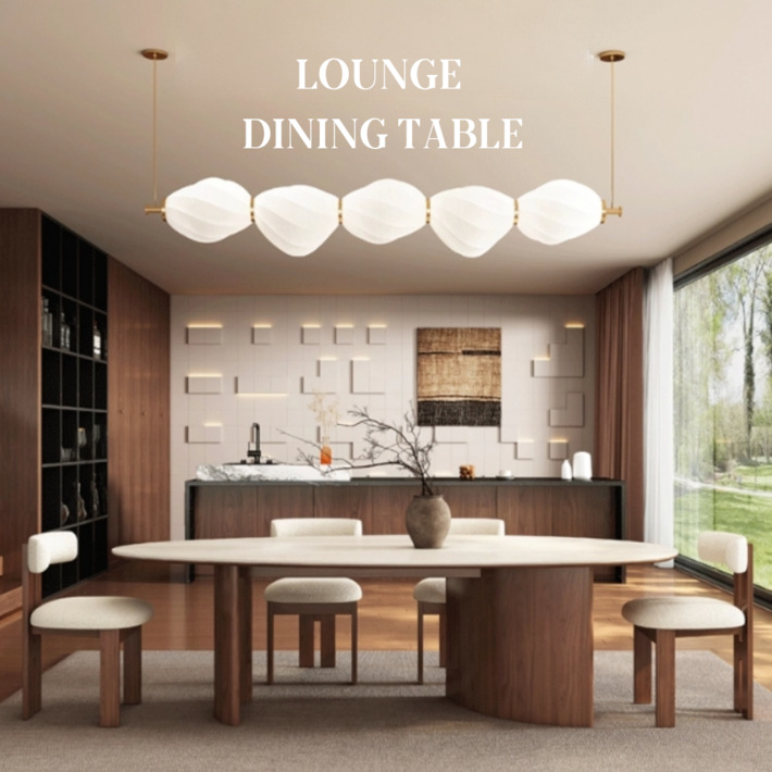 JAROM 고급라운지 테이블 카 페 식탁 4인용 6인용 가구 원형 탁자 원목 다이닝