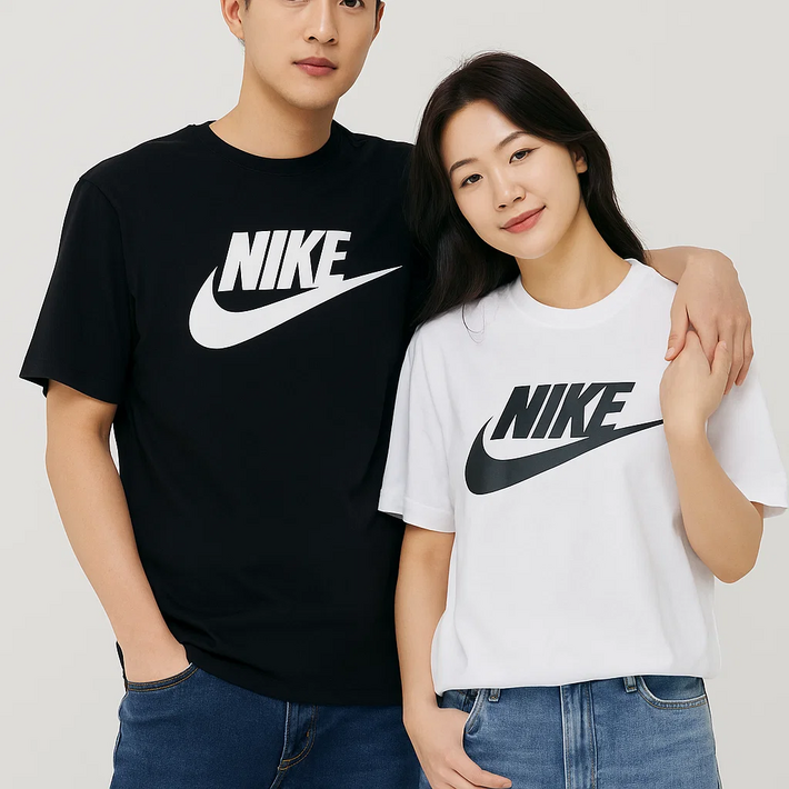 국내 매장판 나이키 NIKE 스포츠웨어 스우시 클럽 남자 여자 커플 공용반팔 러닝 런닝 NSW 반팔 티셔츠 반소매 티셔츠