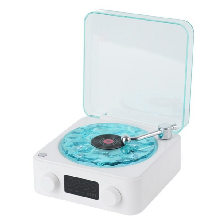 휴그 웨이브 블루투스 스피커 파도 무드등 ASMR 물결 조명, 웨이브 블루투스 스피커블루