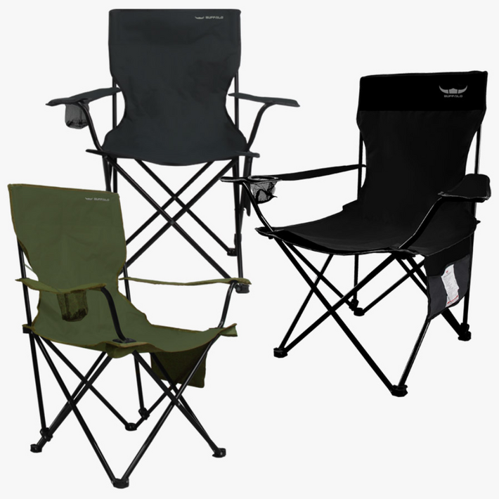 버팔로 캠핑 나들이 차박 백패킹 낚시 이동식 접이식 경량 간이 의자 시크캠프 체어 2P