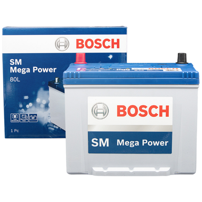 보쉬 자동차배터리 MP80L 40AL 60L 90L 90R 100L AGM 70 80 95 면장갑 모닝 스파크 아반떼AD K5 그랜저 쏘렌토 적용배터리, 1개, 보쉬 MP 90R면장갑 폐전지미반납