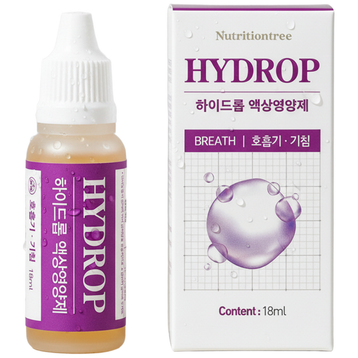 하이드롭 브레스 강아지 고양이 호흡기 영양제 기관지 18ml, 1개, 호흡기기관지, 18ml