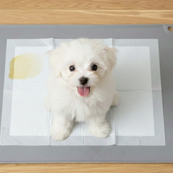 프토 패드필요없는 미끄럼방지 강아지 실리콘 배변매트