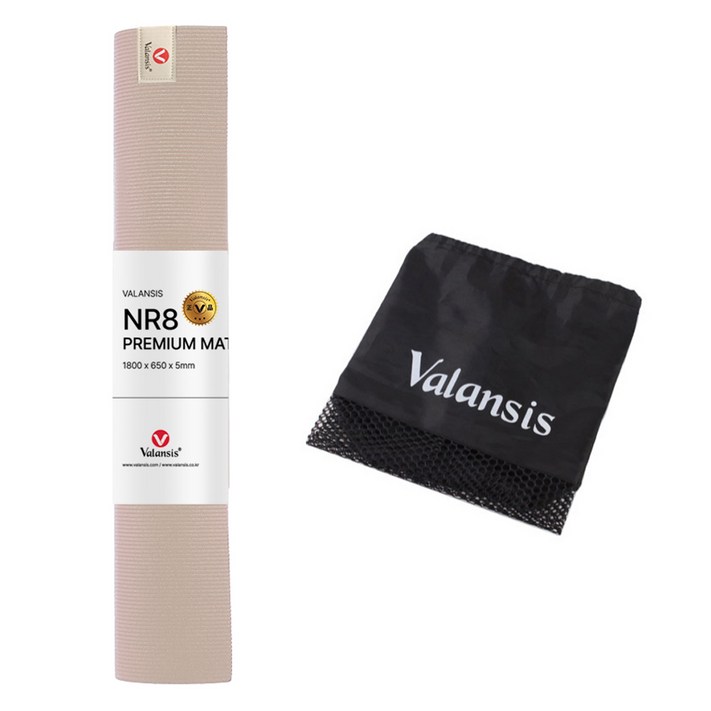 밸런시스 NR8 프리미엄 매트  가방, 라이트브라운, 1세트