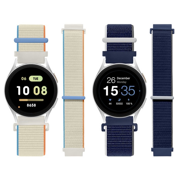 리아몬트 갤럭시워치 나일론 스포츠루프 밴드 스트랩 2개 세트