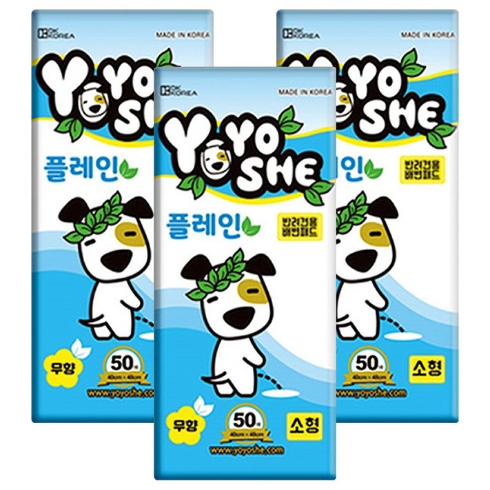 요요쉬 강아지 플레인 배변패드 무향
