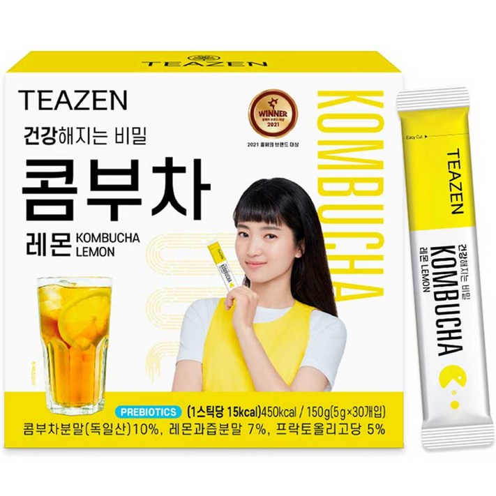티젠 콤부차 레몬 티젠 콤부차 레몬