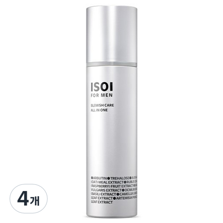 아이소이 포 맨 블레미쉬 케어 올인원 로션, 100ml, 4개