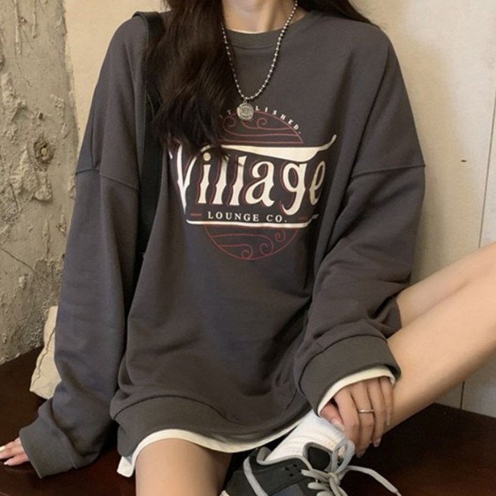 애띠앙 에브리맨 맨투맨티 6종 여성 오버핏 티셔츠 애띠앙 에브리맨 맨투맨티 6종 여성 오버핏 티셔츠