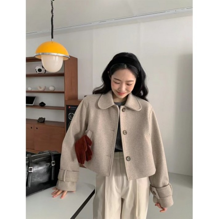 플레르 큐티 봉봉 숏 코트 자켓