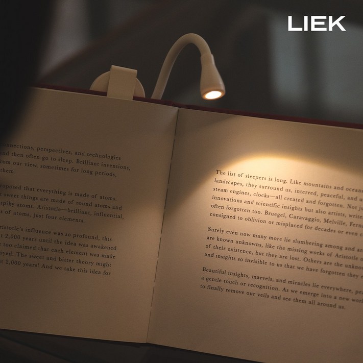 24시간 지속 리에크 멀티 라이트 집게 북라이트 독서등 휴대용 LED 공부등 무드등