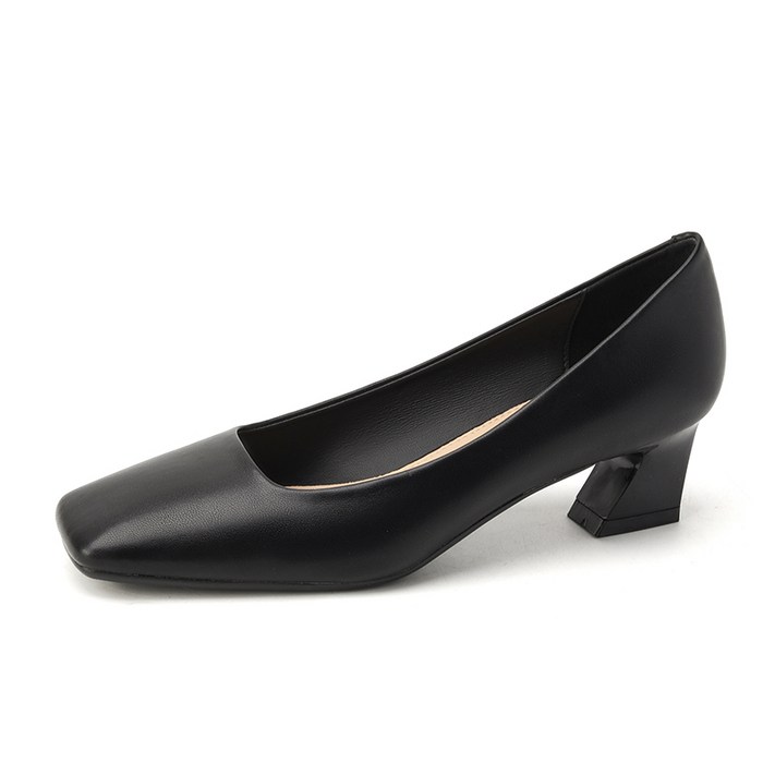 TCR 발편한 유니화 펌프스 면접구두 여성구두 4cm