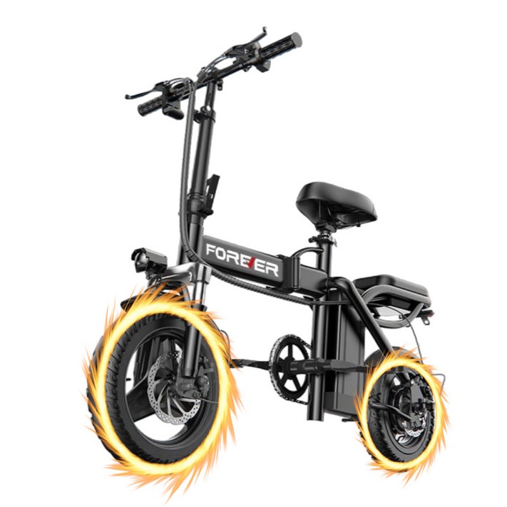 썬더기어 접이식 전기자전거 전동 미니벨로 배달 출퇴근 휴대용 배터리 경량 48V