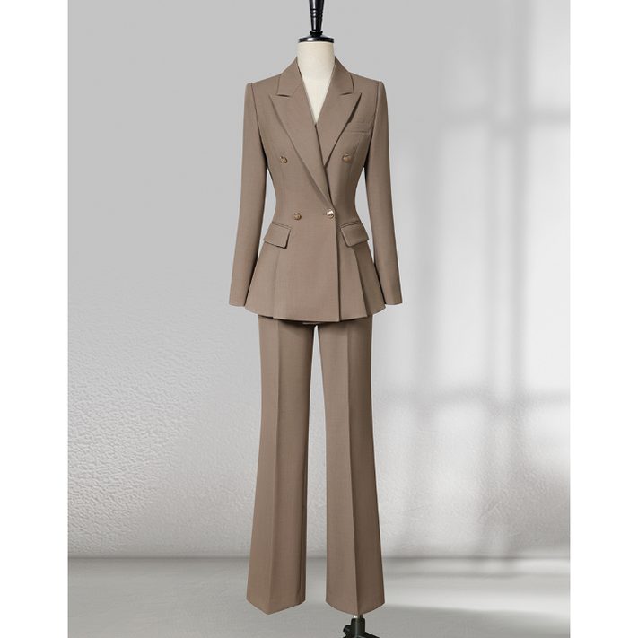 그루밍 grooming 여성 비즈니스 변호사 패션 고급 정장 투피스 세트