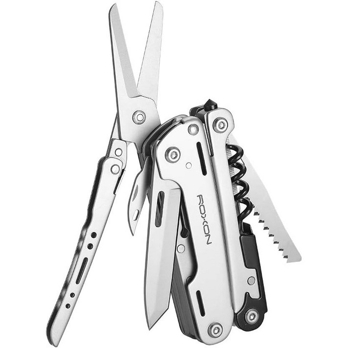 ROXON STORM 록슨 S801S 스톰 19 in 1 멀티툴 아웃도어 다기능 맥가이버칼, 1개