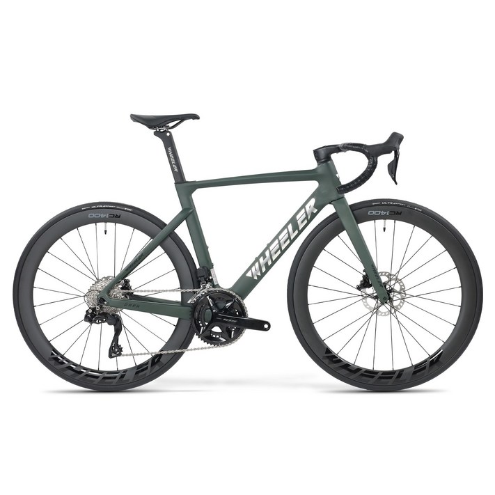 휠러 DASH 7000 시마노 105 Di2 카본 로드 자전거, 1개, 180cm, M  FOREST GREEN