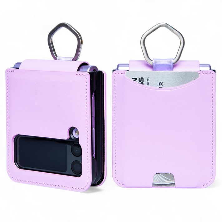 폰누리 카드 수납 핑거 링 고리 힌지보호 휴대폰 케이스