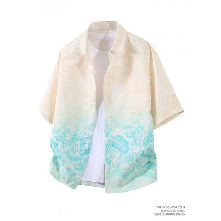 하와이안 셔츠 남방 반팔 루즈핏 바캉스 여름 빅사이즈 남자