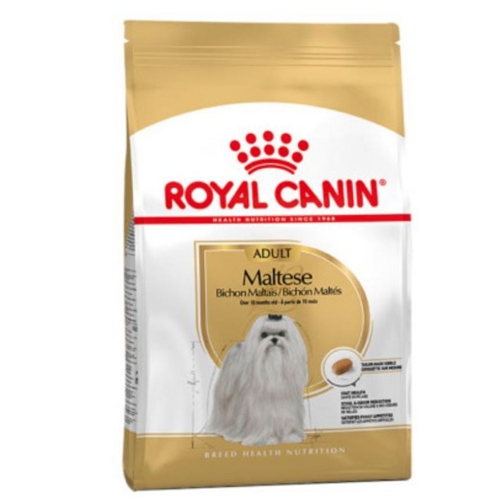 로얄캐닌 독 말티즈 어덜트 강아지 반려견 사료 건식사료, 곡물, 500g, 5개