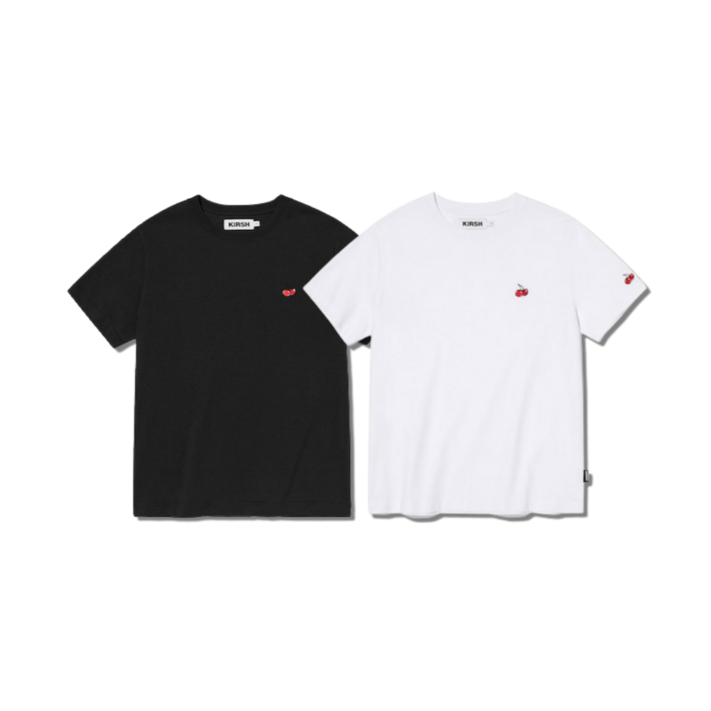 키르시 KIRSH 여성 반팔티 스몰 체리 스탠다드 티셔츠 2팩 화이트 블랙 11 set 봄 여름 가을 캠핑 여행 페스티벌 조깅 러닝 스포츠 피트니스 헬스 쿨코튼 기본 반소매 키르시 KIRSH 여성 반팔티 스몰 체리 스탠다드 티셔츠 2팩 화이트 블랙 11 set 봄 여름 가을 캠핑 여행 페스티벌 조깅 러닝 스포츠 피트니스 헬스 쿨코튼 기본 반소매