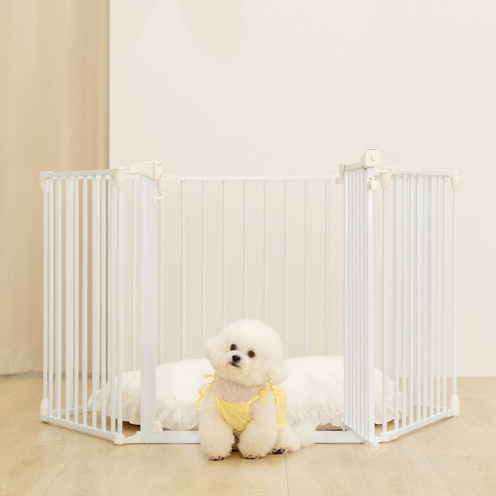 펫초이스 접이식 ㄱ자 강아지 울타리 펜스 애견 철장 개울타리 휀스, 단일색상, 1개