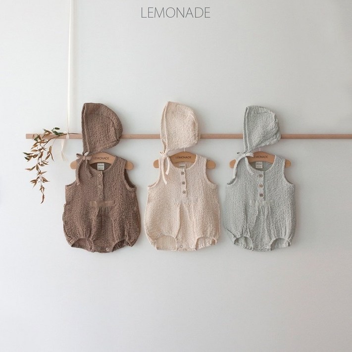 오래 와플 슈트 신생아 실내복 출산선물 100일옷 돌옷 여름유아옷