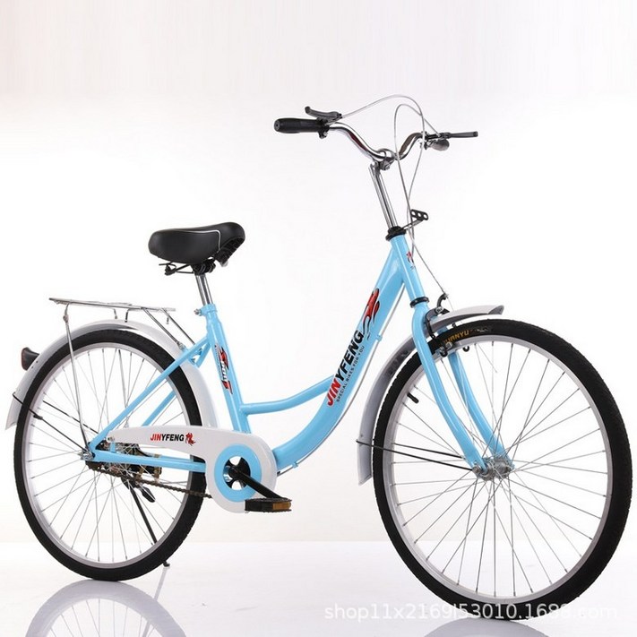 여성용 2426인치 경량 모빌리티 자전거, 블루, 1개, 133cm