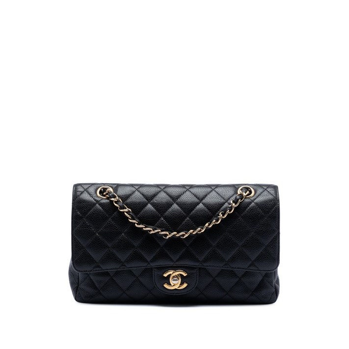 샤넬  중고 20092010 Medium Classic Caviar Double Flap shoulder bag