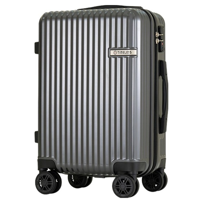 TIMELESS 메탈릭 확장형 PC 캐리어 20인치