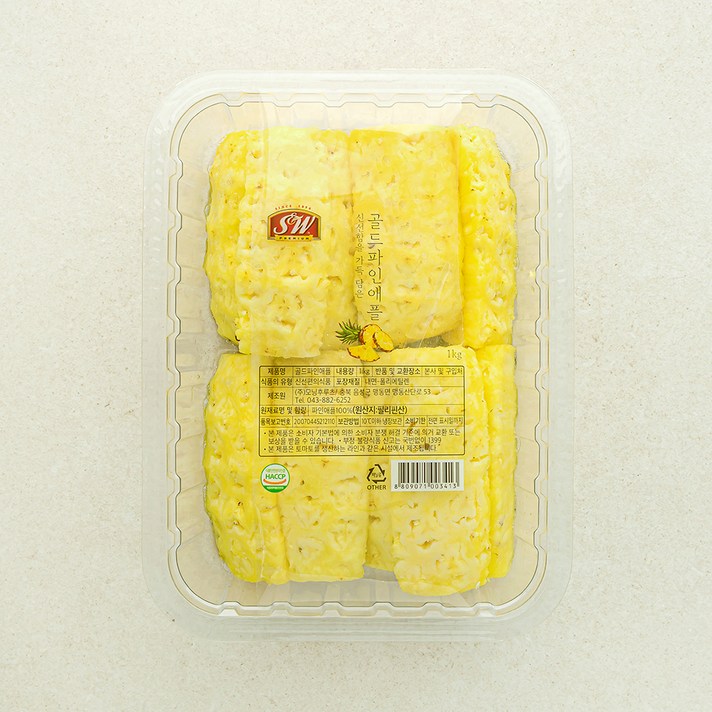 SW 골드파인애플 스틱형, 1kg, 1개