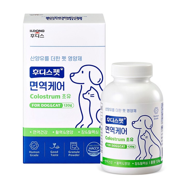 일동후디스 반려동물 후디스펫 면역케어 산양유 120g, 면역건강, 1개, 단품