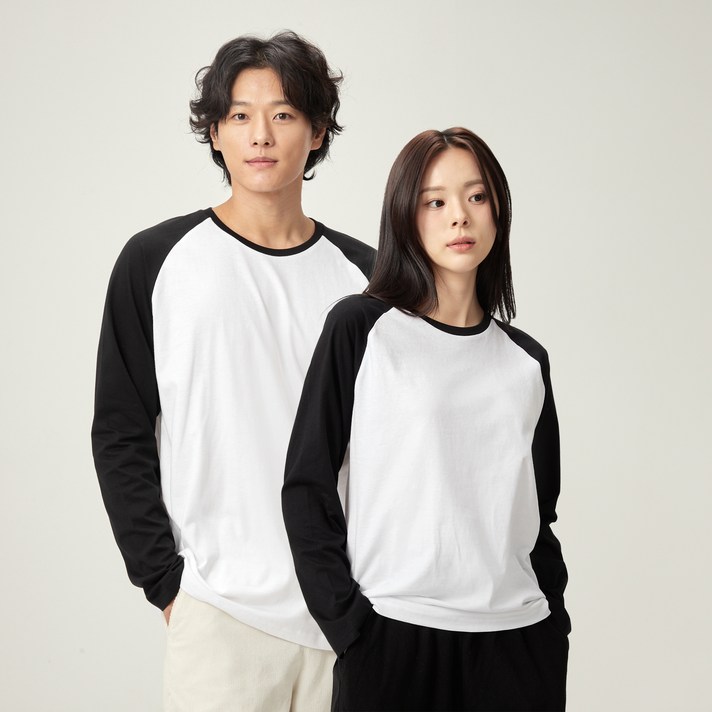 캐럿 릴렉스핏 라글란 긴팔 티셔츠