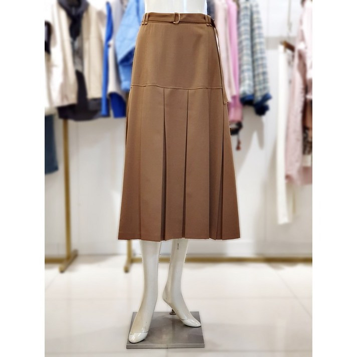 안지크 절개주름 정장 스커트 AH3SK1100