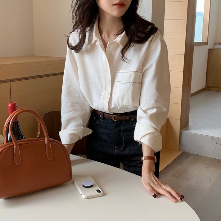 완스몰 나즈 베이직 스티치 셔츠  nb20540