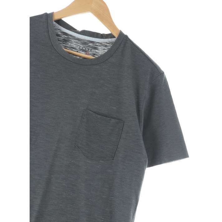 L지오송지오 반팔 티셔츠 카키 면 무지 솔리드51