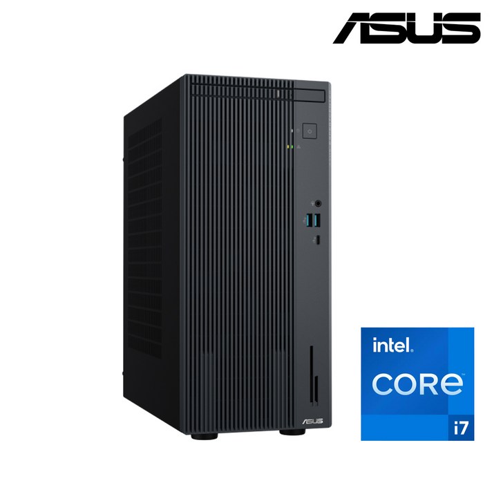 ASUS ExpertCenter P500MV07240H1610 MiniTower i7240H 8G 512GB 330W, P500MV07240H1610, Free DOS, 512GB, 8GB, 그레이