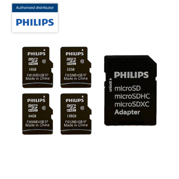 필립스 micro SD카드 Class 10 어답터, 128GB, 1개 필립스 micro SD카드 Class 10 어답터, 128GB, 1개