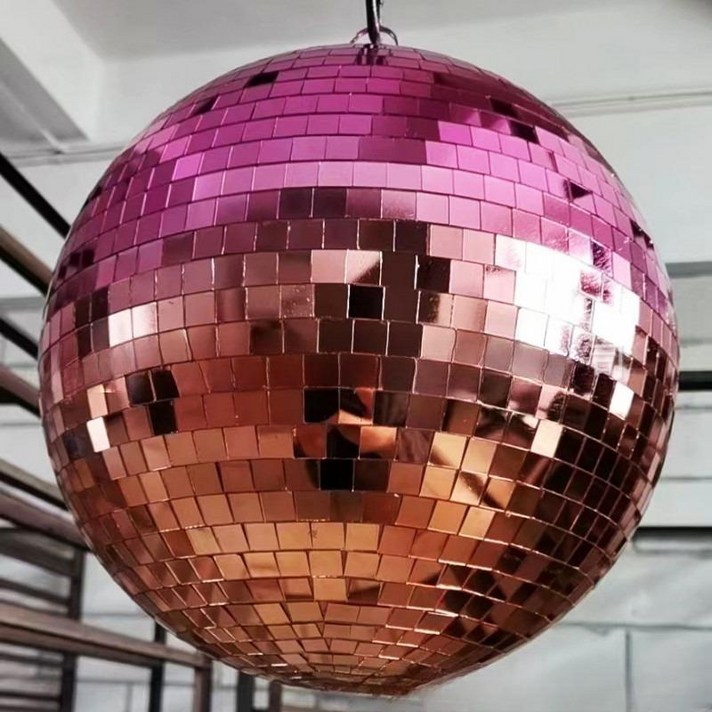 대형 미러볼 디스코볼 KTV 바 장식용 회전 반사 솔리드 디자인 파티 조명 홈파티 무대조명 노래방 클럽 소품 활용 가능, 1개, 실버 800mm