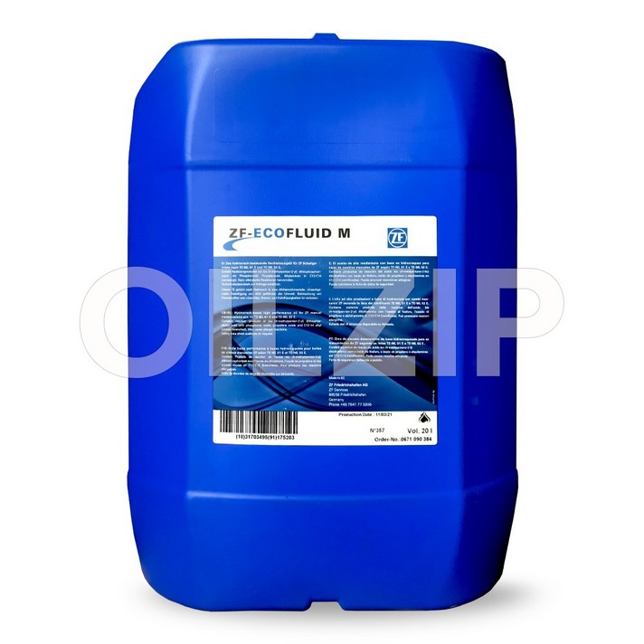 ZF순정미션오일 ZF EcoFluid, 에코플루이드 M, 75W80, 유럽직수입정품, 독일산 20L