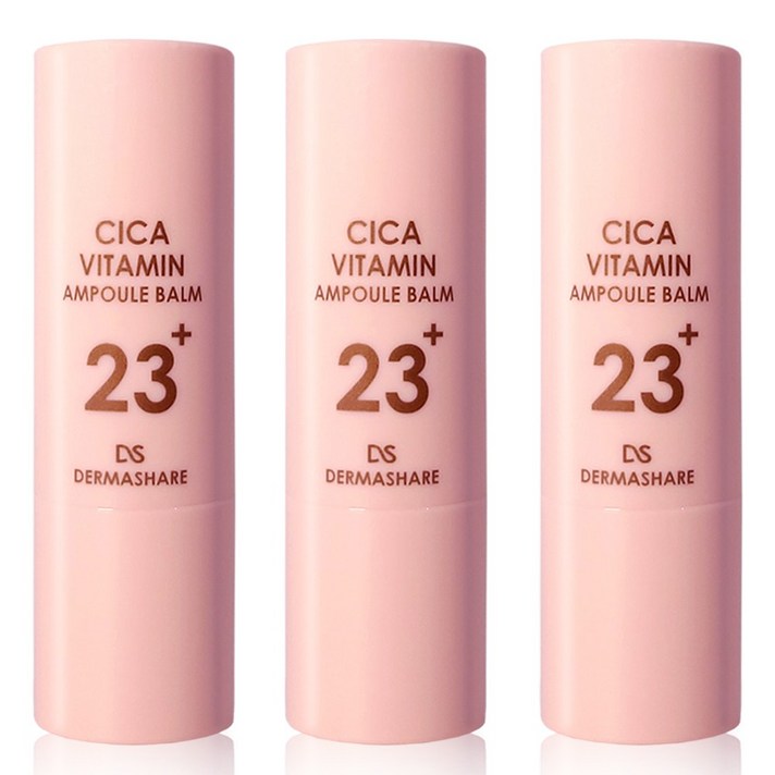 멀티밤 주름케어 광채스틱 주름스틱 시카 비타민 무자극 기미케어 주름개선 미백 크림 탄력 수분 보습 더마쉐어 앰플밤 11g, 11g, 3개