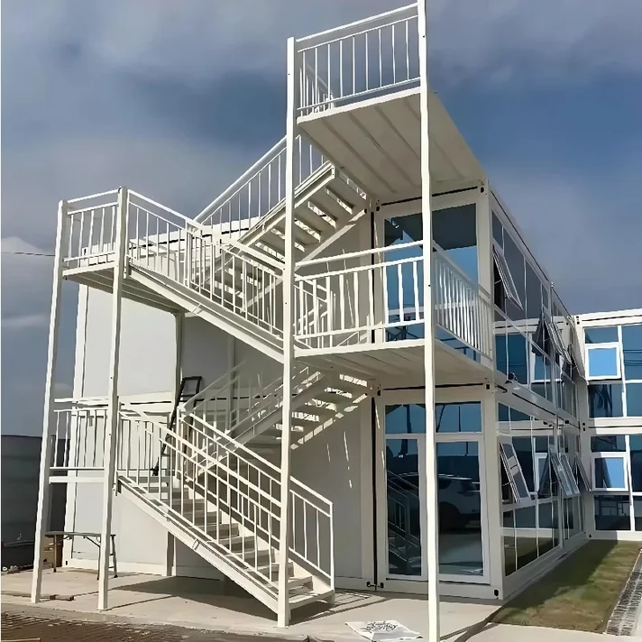 현대식 40피트 확장형 철제 컨테이너 하우스 접이식 컨테이너 40피트 이동식 주택 확장형 조립식 주택 3베